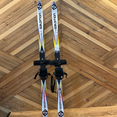 Salomon - Team Racing GR 111 XC Skis - Universal Binding - MSRP $160: White/Black-children-111