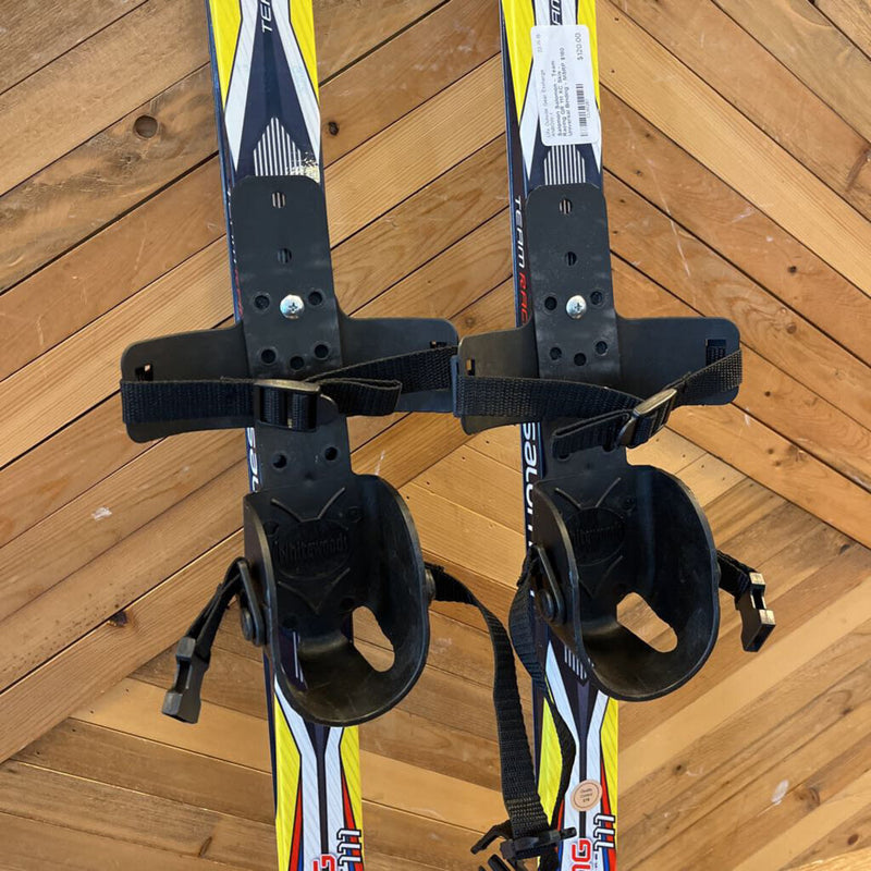 Salomon - Team Racing GR 111 XC Skis - Universal Binding - MSRP $160: White/Black-children-111