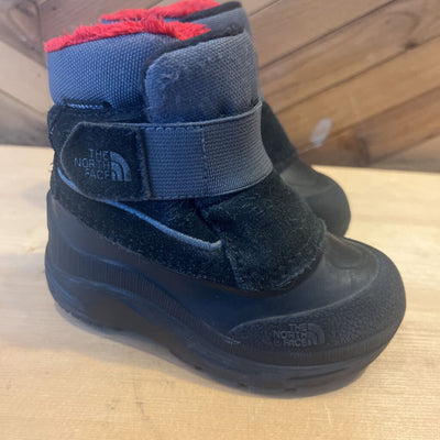 The North Face - Alpenglow Winter Boots - MSRP $70: Black/Red-children-6T