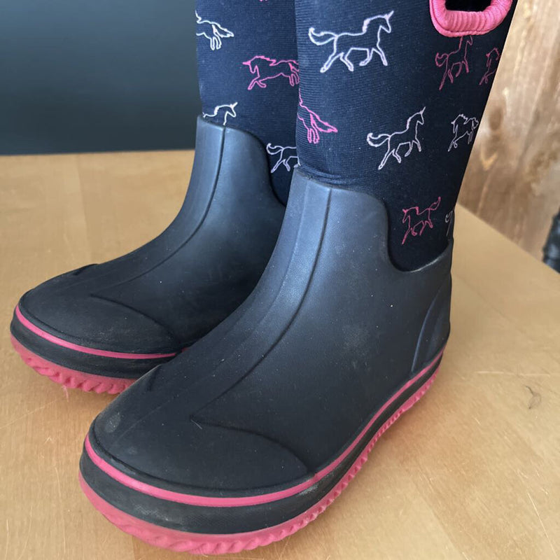 Neoprene Boots- MSRP $39 : Black/Pink -children-12T