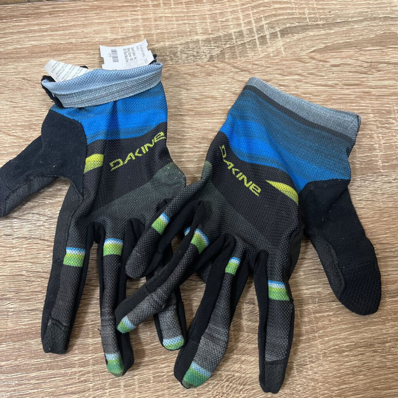 Dakine - Mountain Biking Gloves - MSRP comp $50: Black/Blue/Green -men-MD