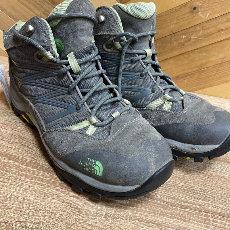 The North Face - Waterproof Hiking Boots - MSPR $215: Grey/Light Green-women-W9