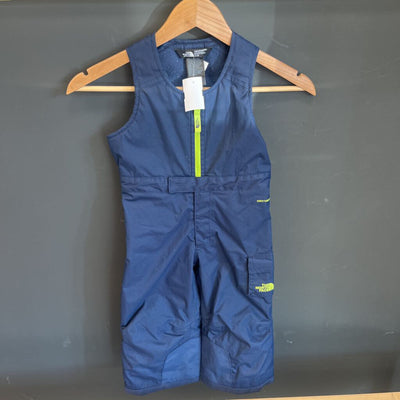 The North Face - Kid's Bibbed Snow Pants - MSRP $160: Navy/Lime Green-children-2T