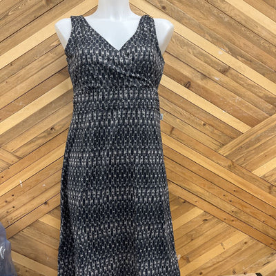 Eddie Bauer - Women's Patterned Dress - MSRP comp $120: Black/Grey-women-MD