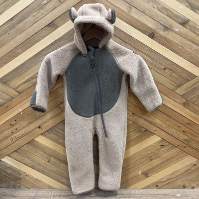 Ripzone- Fleece bear bunting suit- MSRP $ 74: Tan-children-2/3Y