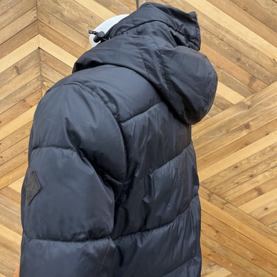 Ripcurl- long puffer jacket- MSRP $ 199: Black -women-lg