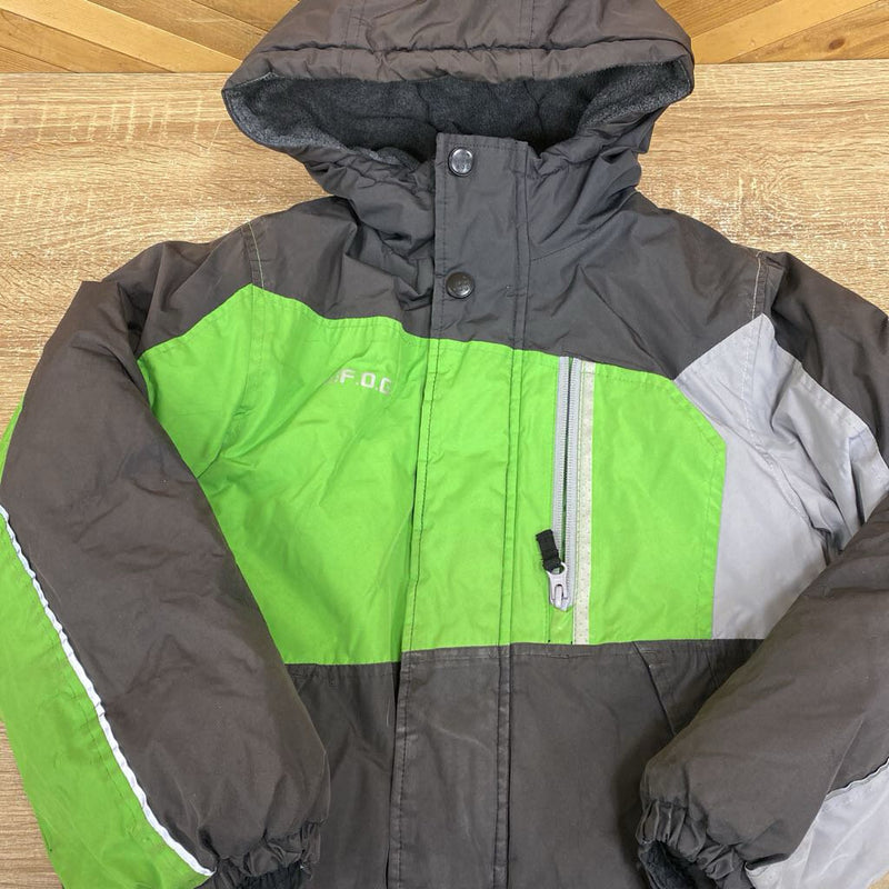 FOG- 3-1 winter jacket- MSRP $ 84: Grey/Green -children-10Y