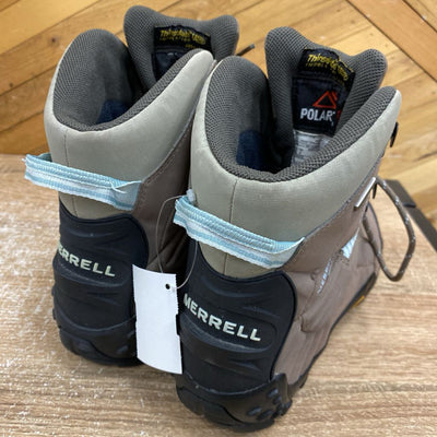 Merrell - Women's Chameleon Thermo 8 Hiking Boot - MSRP $220: tan/blue -women-8
