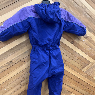 Columbia - Kid's Tectonite Fleece-Lined Snow Suit - MSRP $: Navy/Purple-children-3T