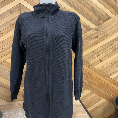 Lululemon - Women's Long Zip-Up Sweatshirt - MSRP comp $158: black-women-