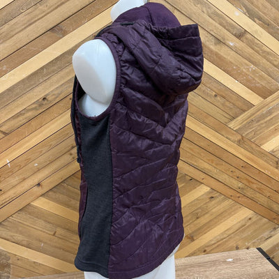 Smartwool - Women's Hooded Smartloft Vest - MSRP $210: Purple-women-MD