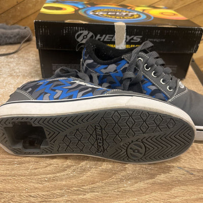Heelys - Kid's Pro 20 Prints Shoes - MSRP $100: Grey/Blue-children-3Y