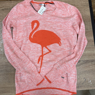Volcom - Kid's Flamingo Sweater: Pink/Orange-children-MD (12Y)
