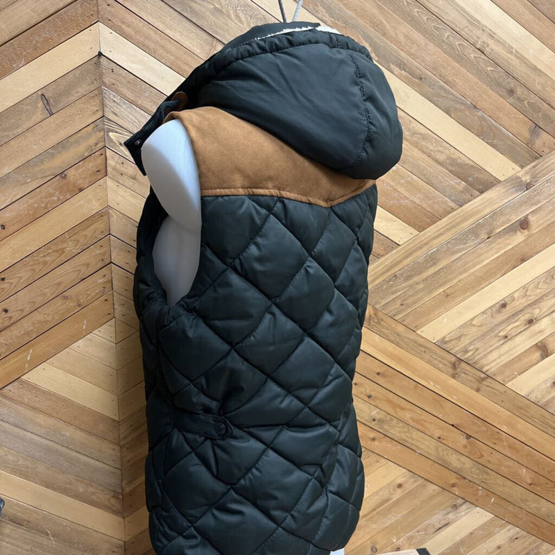 H&M - insulated vest- MSRP comp $50: Green -women-MD