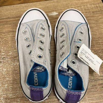 Converse - Kid's Slip-On Shoes - MSRP $50: White-children-11T