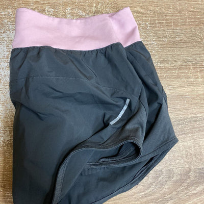 adidas - Women's Lined Running Shorts - MSRP comp $50: Grey/Pink-women-MD
